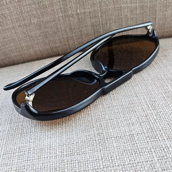 Frame by Classic Optical Men Sunglasses Blue Glass Lenses Eye Wear Shades - Picture 5 of 12